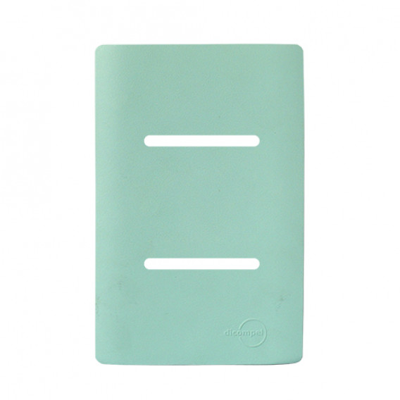 Placa p/ 2 Interruptores 4x2 - Novara Glass Siciliano